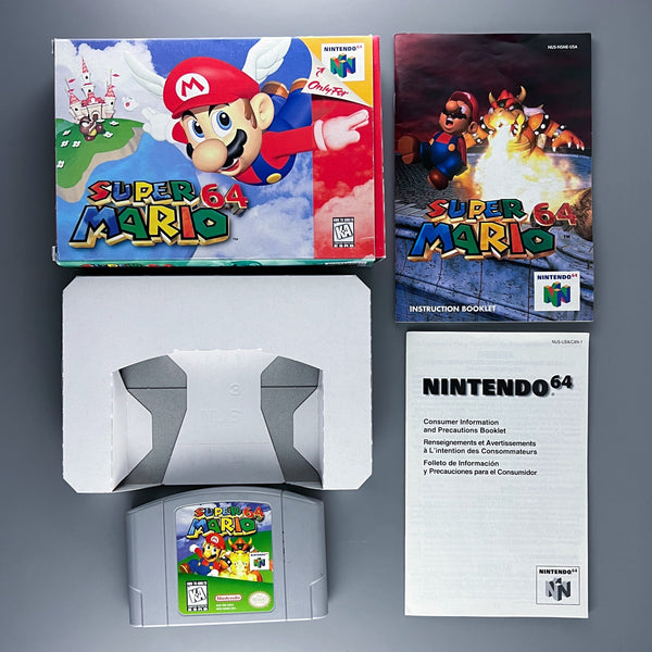 Super Mario 64 Complete in Box Manual CIB Japanese US SELLER