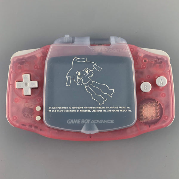 Nintendo Game Boy Advance - Pink Jirachi Screen Cover Console Nintendo Game Boy Advance - Pink Jirachi Screen Cover Console
