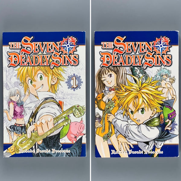 Seven Deadly Sins 1 & 2 - Manga