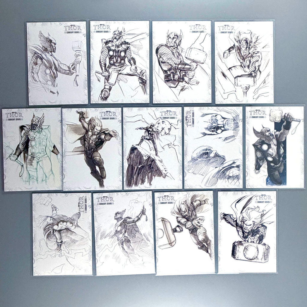 2011 Thor Movie Concept Art - Complete Chase Set C1 to C13