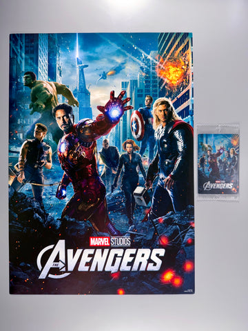 Avengers Poster and Sealed Card (Japan Exclusive)
