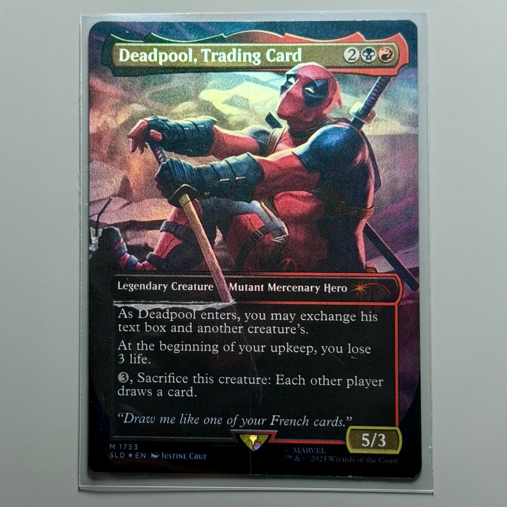 Deadpool, Trading Card (1753) (Rainbow Foil) - Secret Lair Drop Series (SLD)