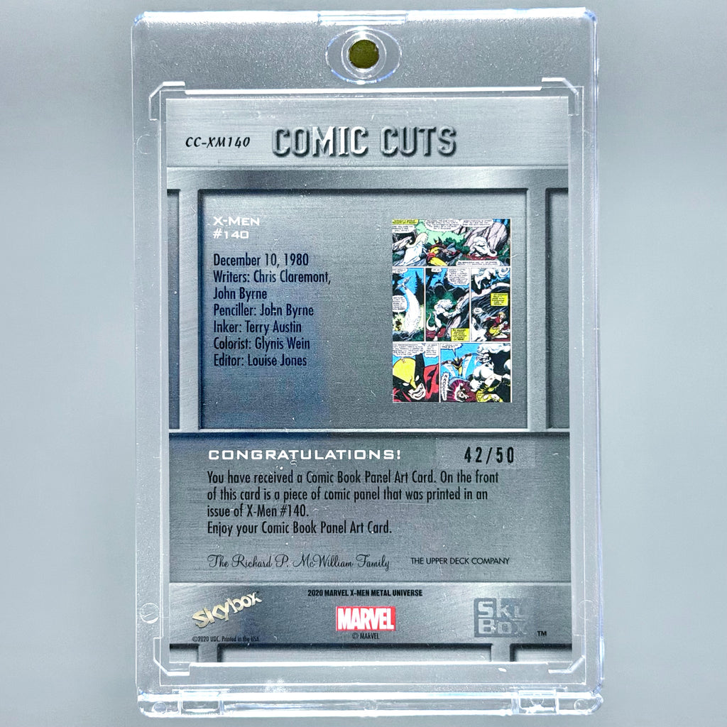 2020 X-Men Metal Comic Cut CC-XM140