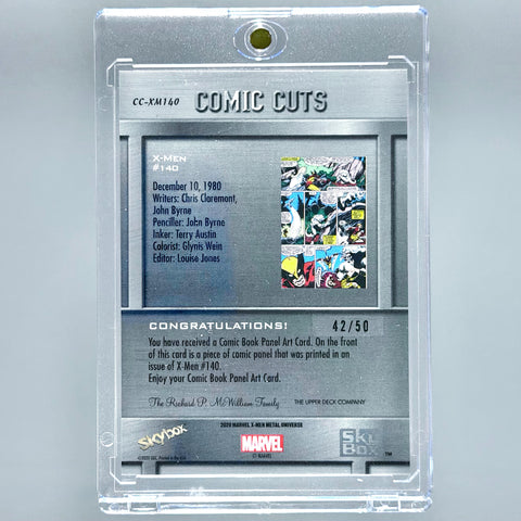 2020 X-Men Metal Comic Cut CC-XM140
