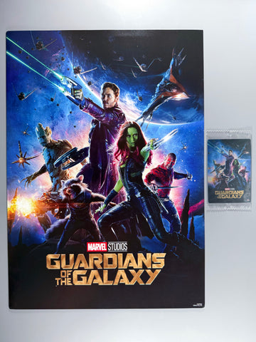 Guardians of the Galaxy Poster and Sealed Card (Japan Exclusive)