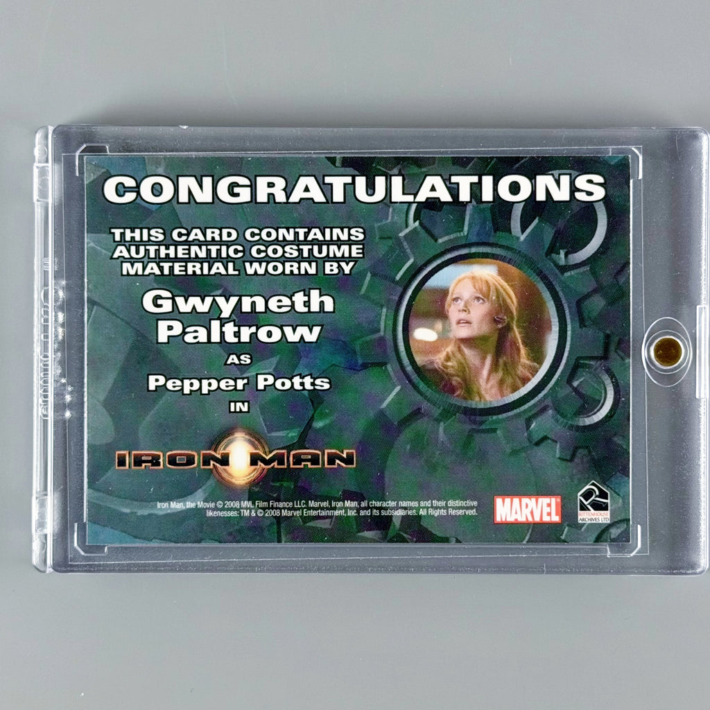 Pepper Potts (Gwyneth Paltrow) - Iron Man 2008 Costume Relic