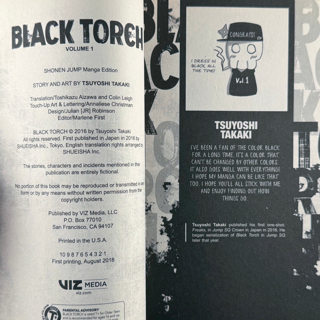 Black Torch Volume 1 - Manga