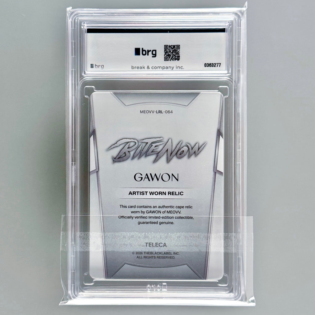 2026 TELECA MEOVV Limited Edition Gawon Relic Card /50
