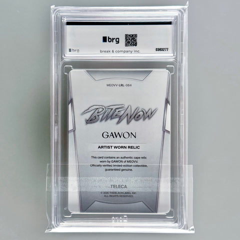 2026 TELECA MEOVV Limited Edition Gawon Relic Card /50