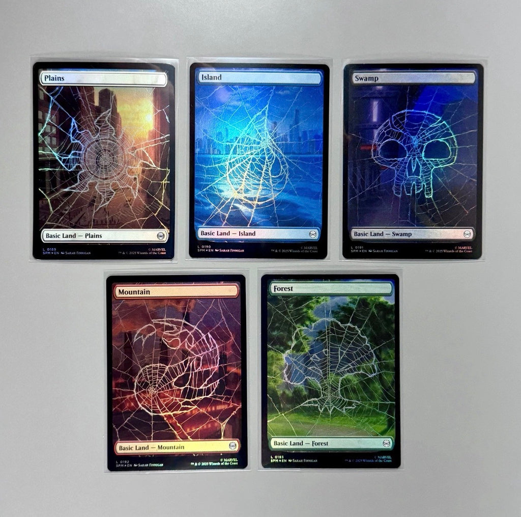 Magic Spider-Man Foil Complete Set of 5 - Full Art Land