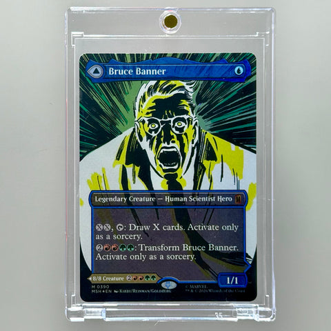 Bruce Banner (Borderless) (0390) - Marvel Super Heroes (MSH)