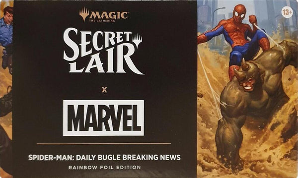 Secret Lair x Marvel's Spider-Man: Daily Bugle Breaking News - Rainbow Foil Edition (SLD)