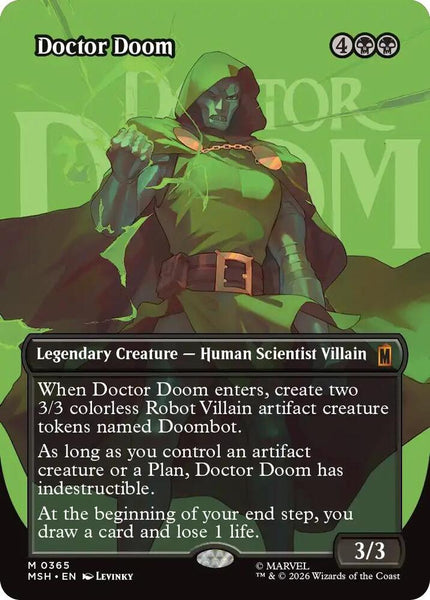 Doctor Doom (Borderless) (0365) FOIL - Marvel Super Heroes (MSH)