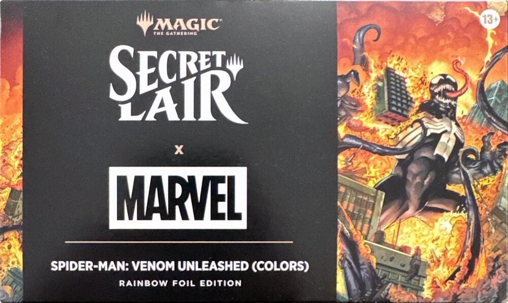 Secret Lair x Marvel's Spider-Man: Venom Unleashed (Colors) - Rainbow Foil Edition (SLD)