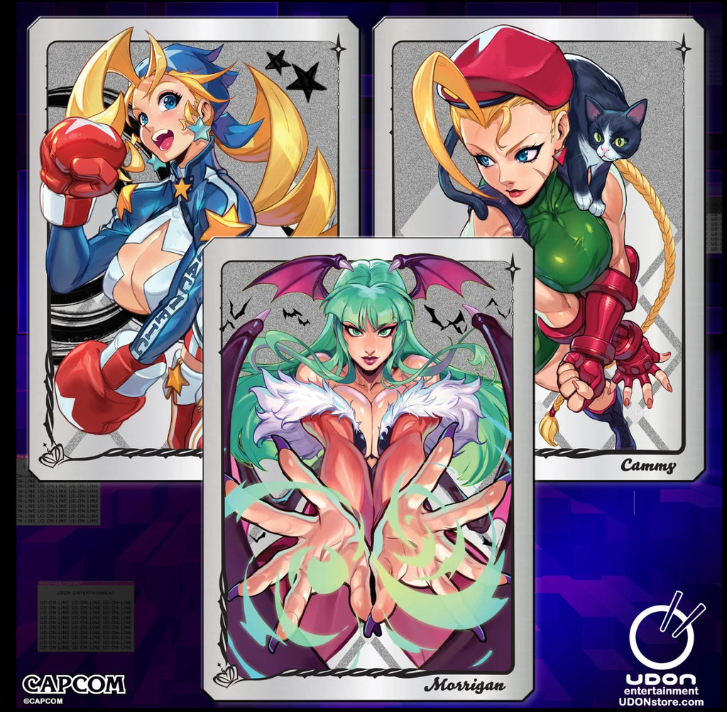 Capcom Queens 2 Collectible Metal Card Set