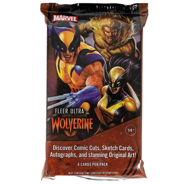 2024 Marvel Fleer Ultra Wolverine Sealed Hobby Pack