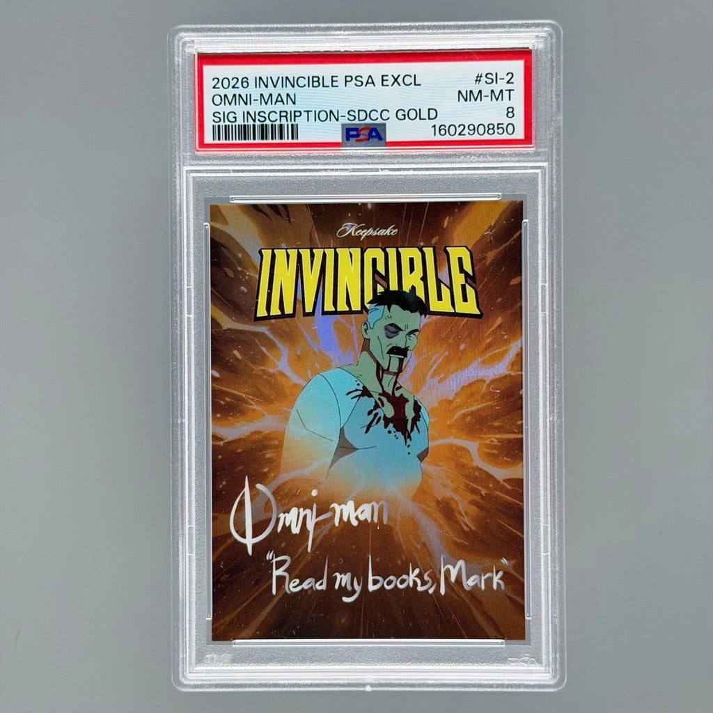 2025 Invincible Keepsake SDCC Season 2 Omni-Man Inscription Gold Parallel /10