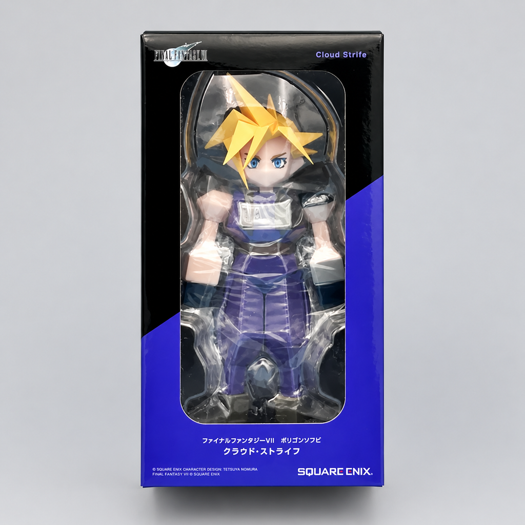 Final Fantasy VII: Cloud Strife Polygon 6-in Soft Vinyl Figure