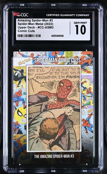 2022 Spider-Man Metal Comic Cut CC-ASM3 CGC