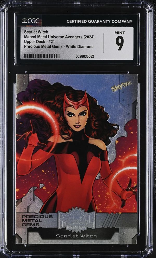 Scarlet Witch #21 Marvel Metal Universe Avengers CGC 9