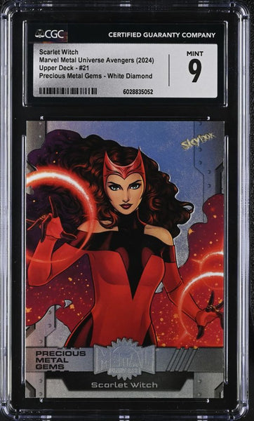 Scarlet Witch #21 Marvel Metal Universe Avengers CGC 9