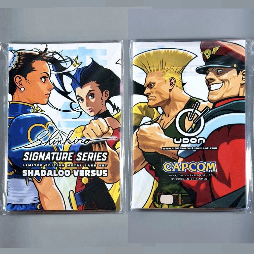 Shinkiro Series Street Fighter Collectible Metal Card Set
