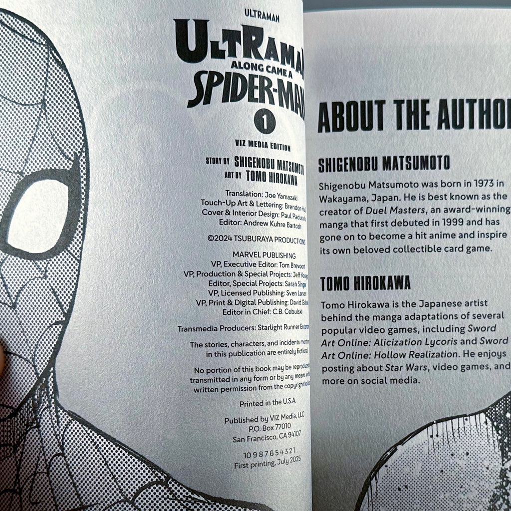 Ultraman Along Came a Spider-Man Volume 1 - Manga