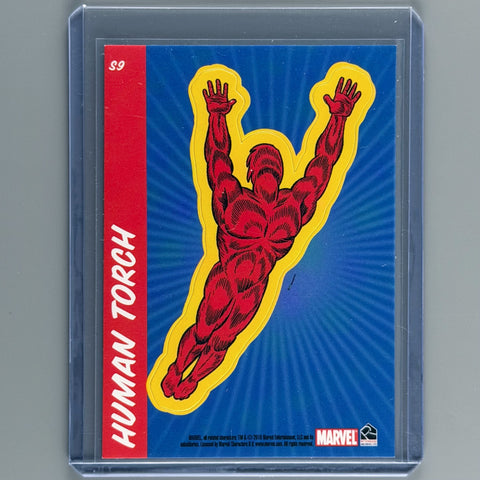 Human Torch 2010 Rittenhouse 70th Anniversary Sticker #S9
