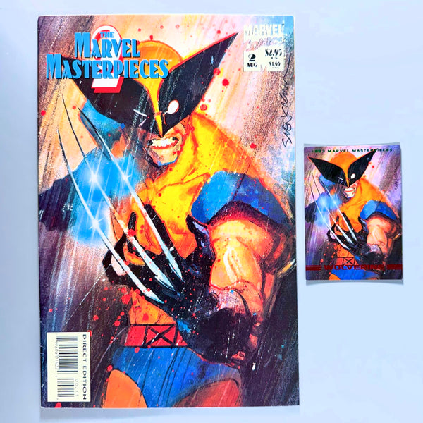 Marvel Masterpieces 2 Comic & Card (Wolverine)
