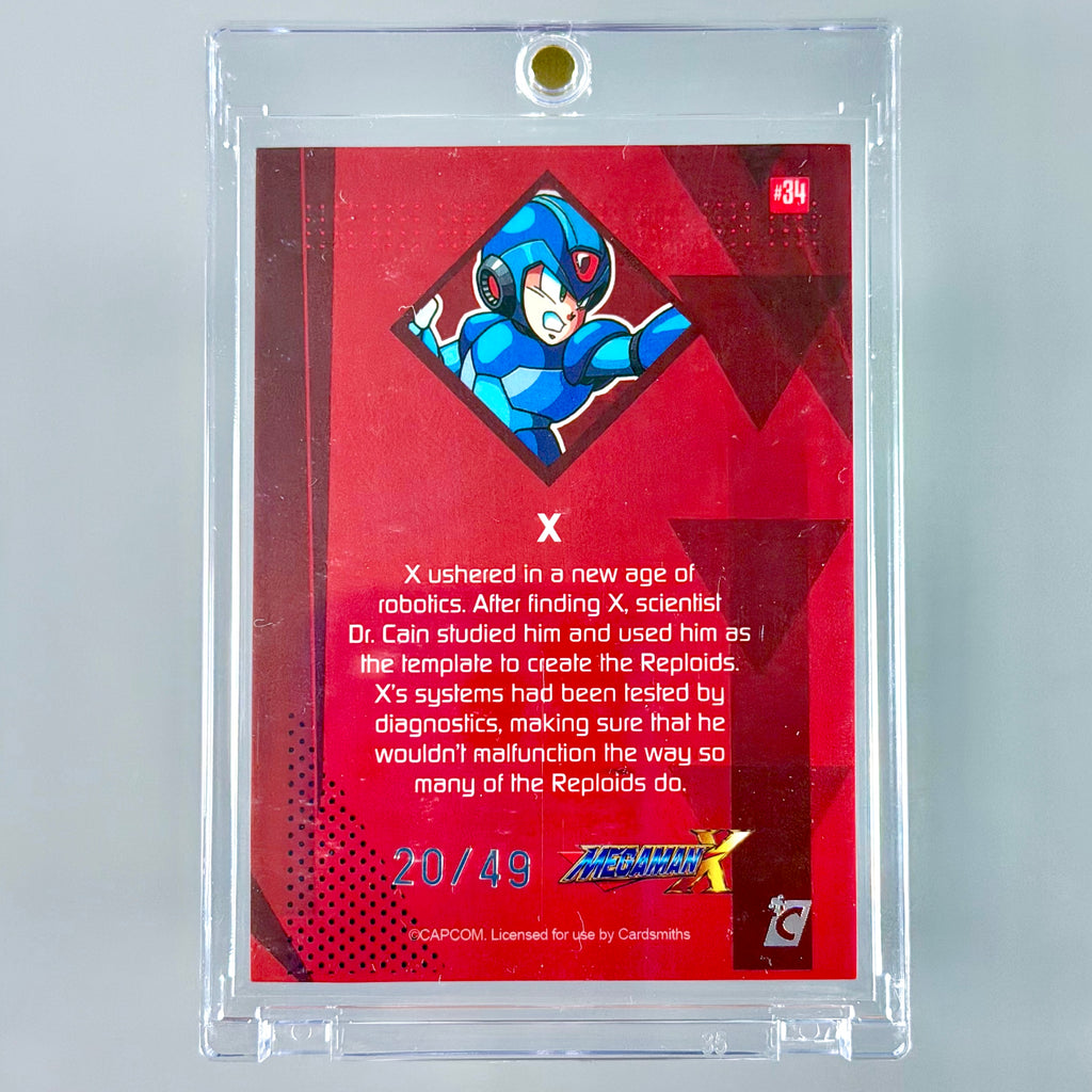 2025 Cardsmiths Mega Man X - X #20 Red /49
