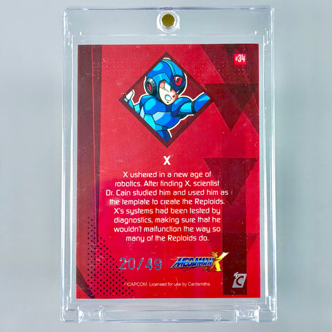 2025 Cardsmiths Mega Man X - X #20 Red /49