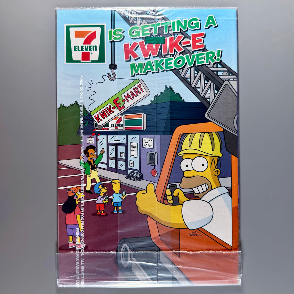 The Simpsons Radioactive Man #711 Comic 7-11 Promo