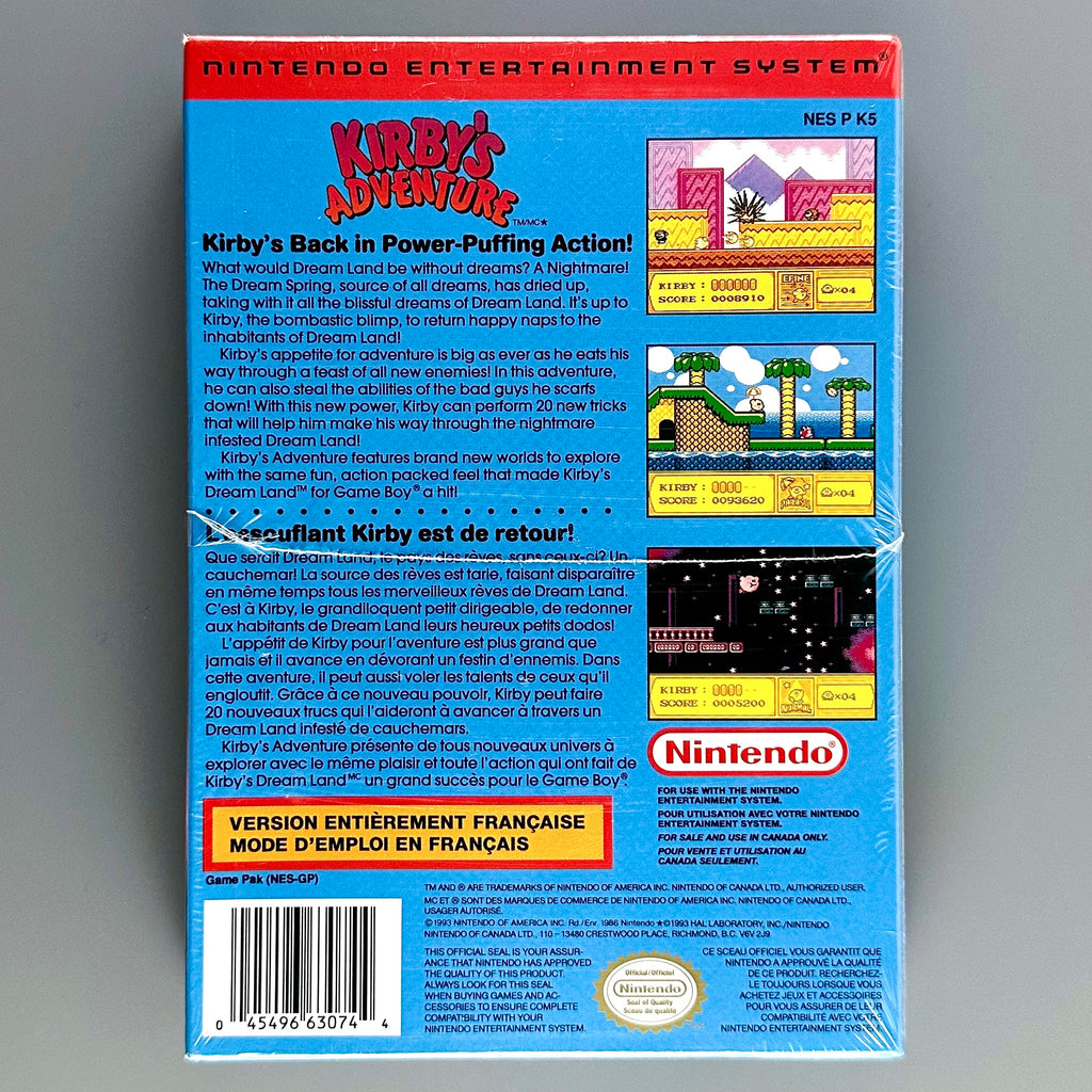 NES Kirby’s Adventure - Sealed