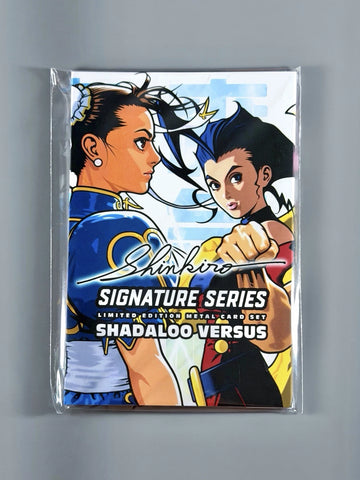 Shinkiro Series Street Fighter Collectible Metal Card Set