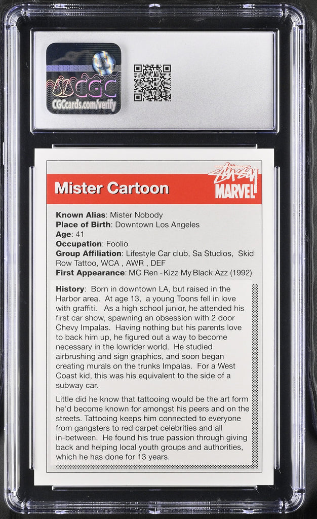 Stussy Marvel Spider-Man CGC 10
