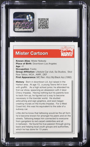 Stussy Marvel Spider-Man CGC 10