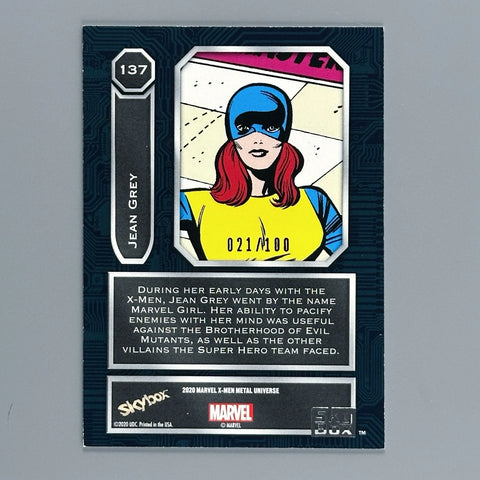 2018 Fleer Ultra X-Men - Jean Grey PMG Red