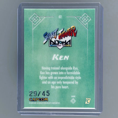 Ken #02 Street Fighter Alpha Series One (2025) Jade Refractor