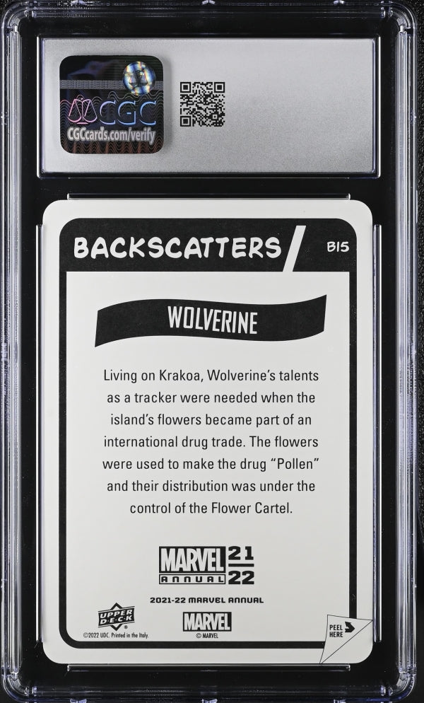 Wolverine #B15 Marvel Annual 2022-23 Backscatters Gold CGC 10