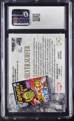 Silver Surfer Marvel Masterpieces '92 #90 CGC 9