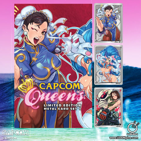 Capcom Queens Collectible Metal Card Set