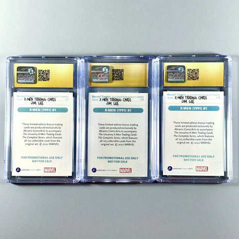 X-Men 30th Anniversary Abrams Promo Card Set - CGC 10 (New Label)