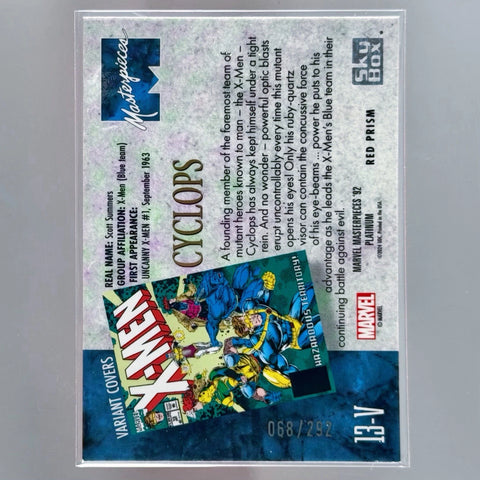 Cyclops 13-V Marvel Masterpieces '92 Red Prism