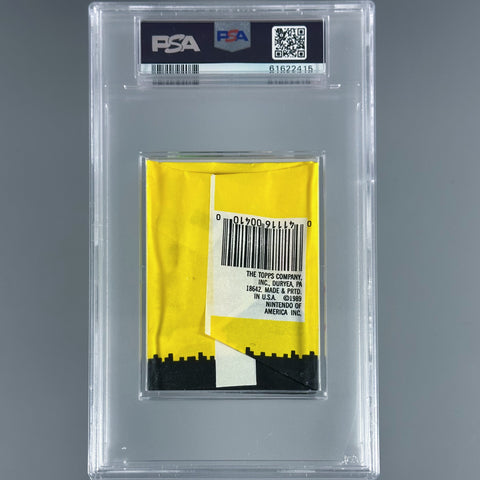 1989 Topps Nintendo Wax Pack Link PSA 8