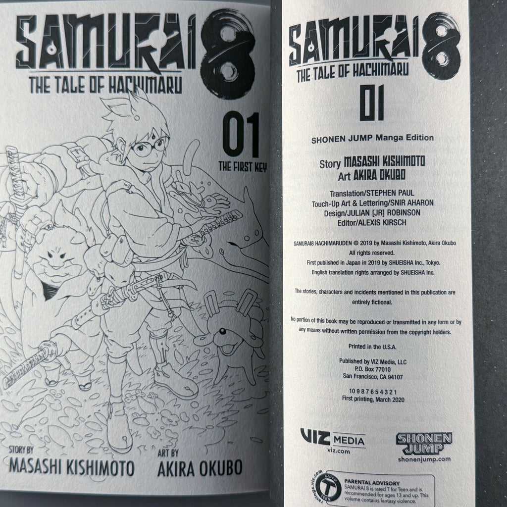 Samurai 8 the Tale of Hachimaru Volume 1 - Manga
