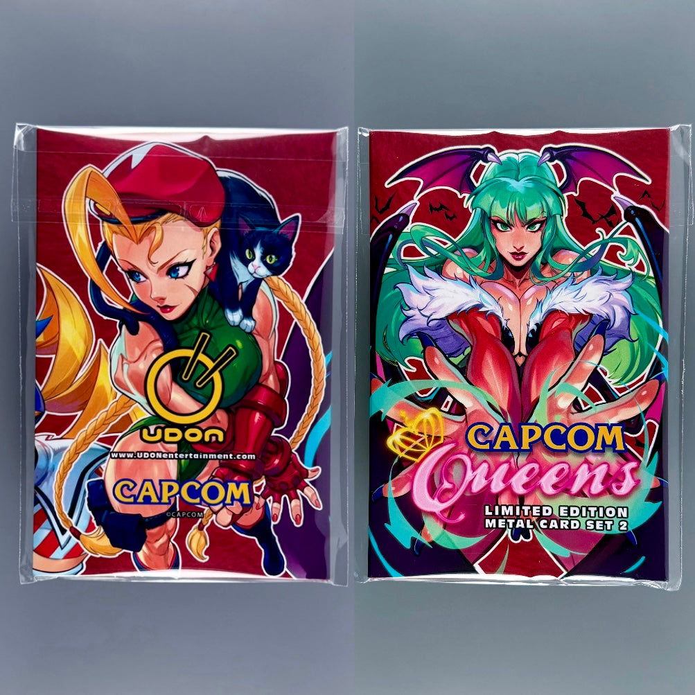 Capcom Queens 2 Collectible Metal Card Set