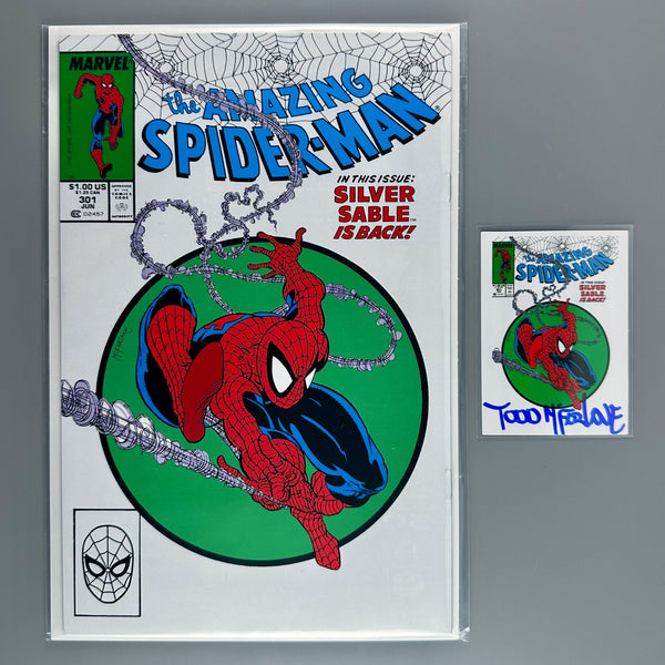 Amazing Spider-Man 301 - Signed Card