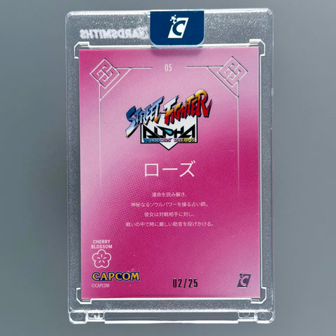 Street Fighter Alpha 2026 Cherry Blossom Rose /25 Convention Exclusive (Cardsmiths)