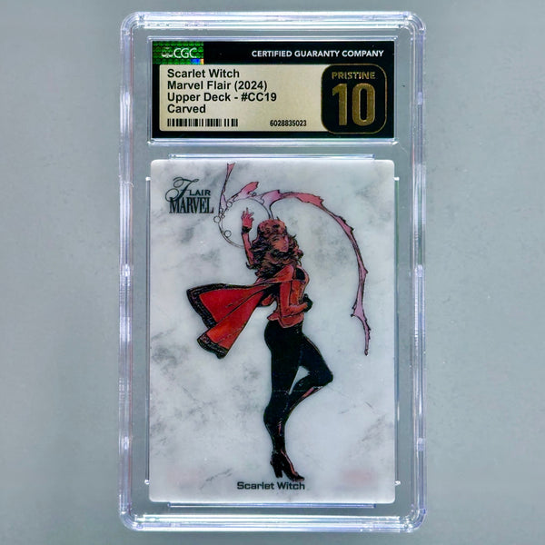 2024 Marvel Flair Scarlet Witch Carved - CGC 10