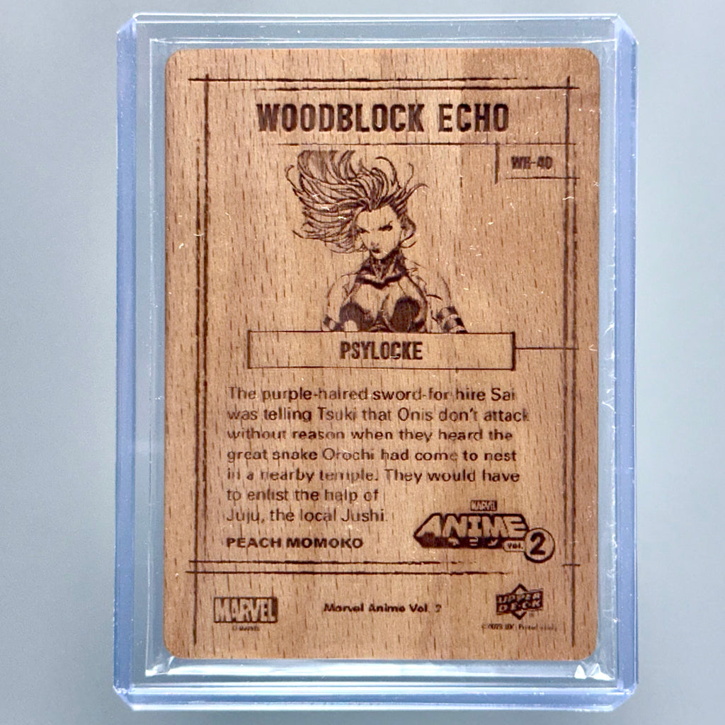2023 Marvel Anime 2 Psylocke Woodblock Echo